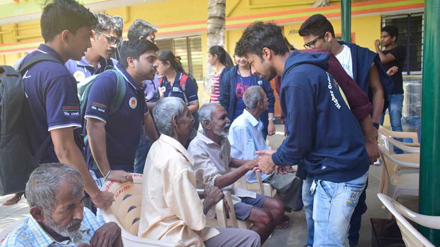 old age home visit to