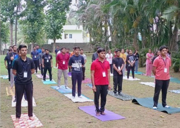 International Yoga Day - IBA (Indus Business Academy)